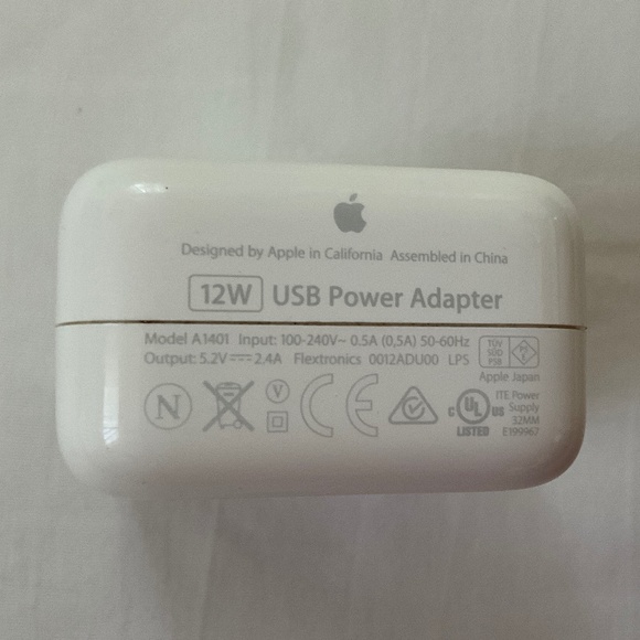 APPLE 12W USB Power Adapter/Charging Block (#2) - Picture 2 of 5
